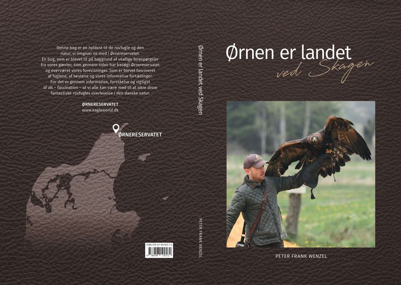 Umschlag des Buches Ørnen er landet ved Skagen
