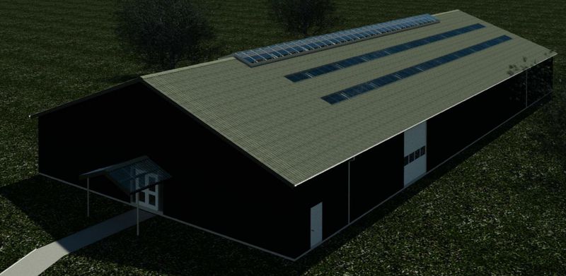 Visualisierung der neuen Halle